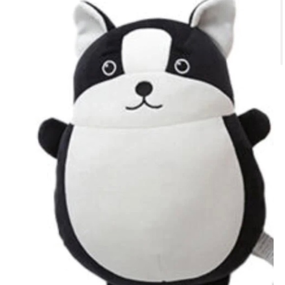 Plush doll hug pillow French bulldog black and white cute squish doll cu… - Picture 3 of 4